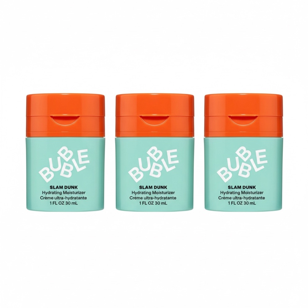 Bubble Skincare Bubble Slam Dunk Mini Face Moisturizer - 1 fl oz- 3 pack